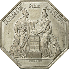 France, Medal, Banque de France, Dumarest, AU(55-58), Silver