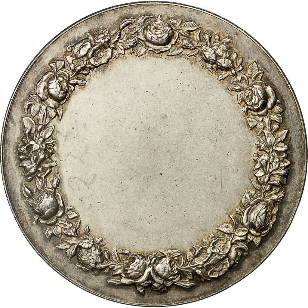 France, Medal, Mariage, Fidélité Bonheur, Petit, AU(55-58), Silver