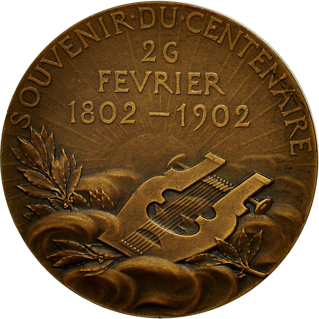 France, Medal, Victor Hugo, Chaplain, MS(60-62), Bronze