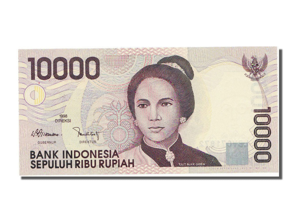 Geldschein, Indonesien, 10,000 Rupiah, 1998, UNZ