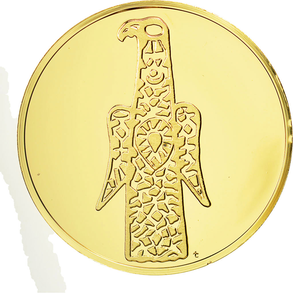 Frankreich, Medaille, Clotaire Ier (511-561), History, UNZ+, Vermeil