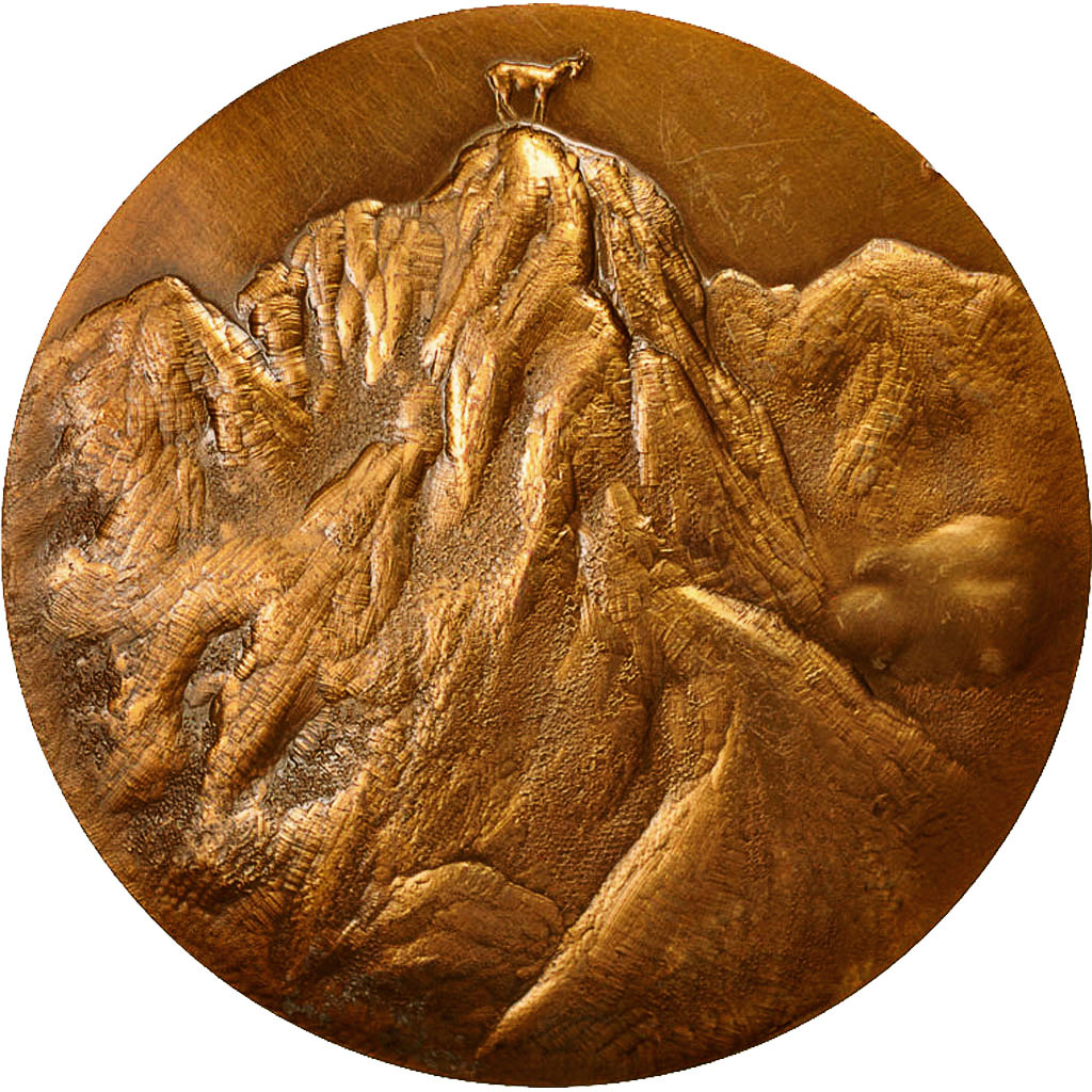 France, Medal, Chamois, E R, SPL, Bronze