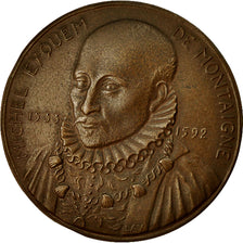 France, Medal, Michel Eyquem 1533/1592, 1969, Lay, MS(63), Bronze