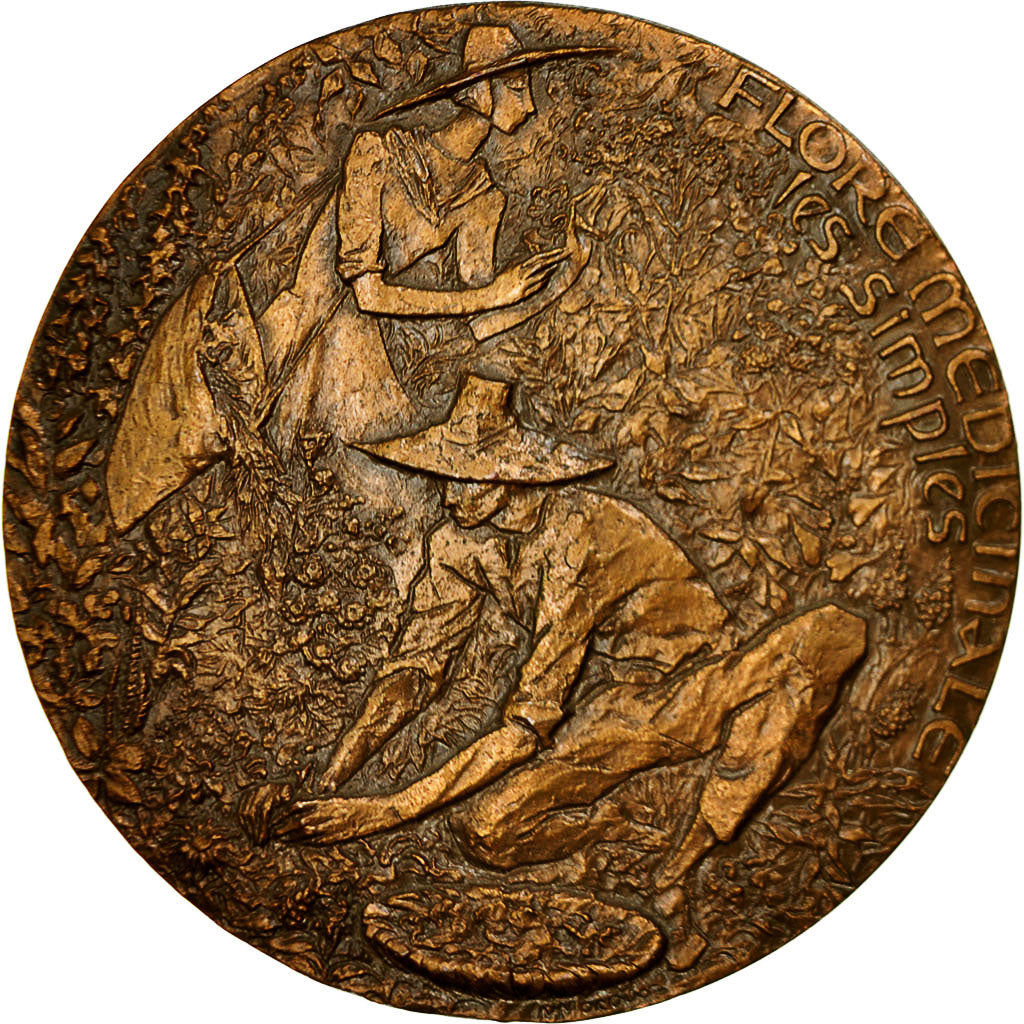 France, Medal, L'herboristerie, 1978, MS(63), Bronze