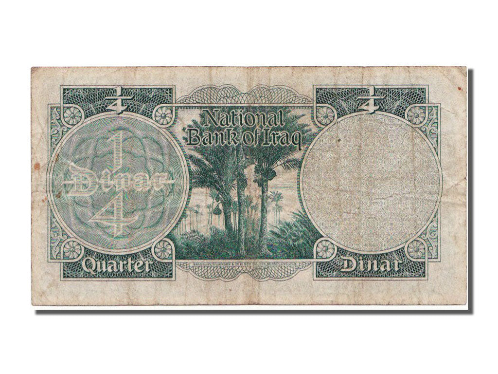 Iraq, 1/4 Dinar, 1947, MB+