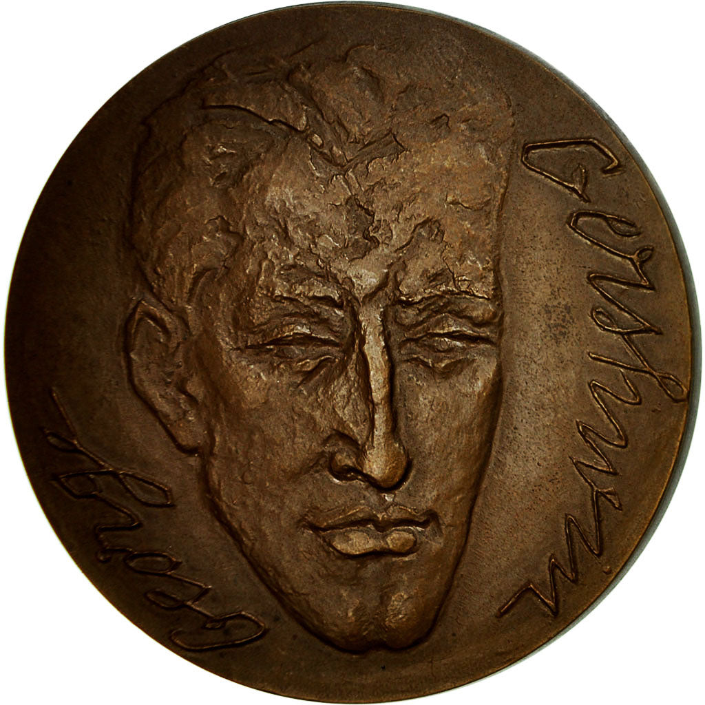 France, Medal, Georges Gershwin, 1972, Quérolle, MS(63), Bronze