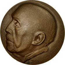 France, Medal, Louis De Broglie, 1973, Lafaye, MS(63), Bronze