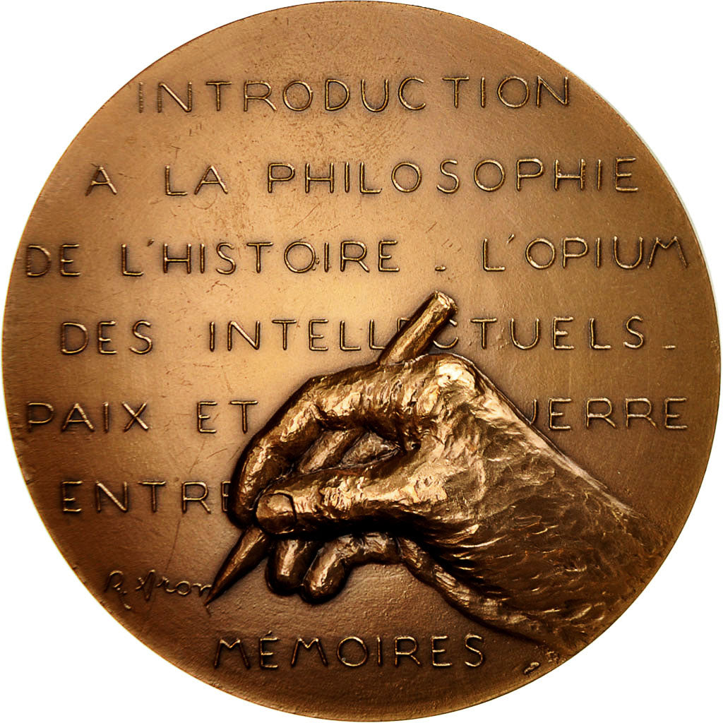 France, Medal, Raymond Aron (1905-1983), Herreng, MS(63), Bronze