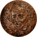 France, Medal, Baudelaire, 1967, Couturier, MS(63), Copper