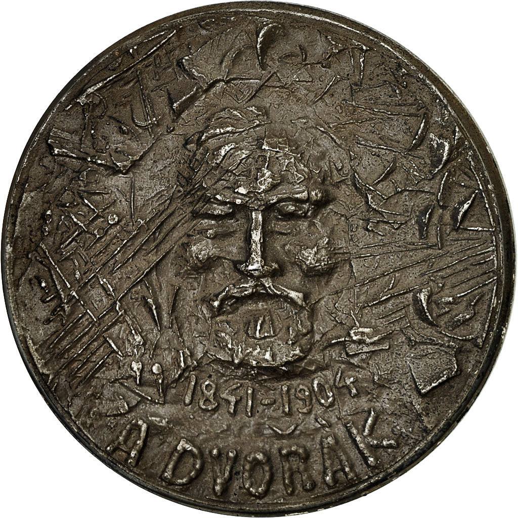 France, Medal, Antonin Dvorak, 1969, MS(63), Copper