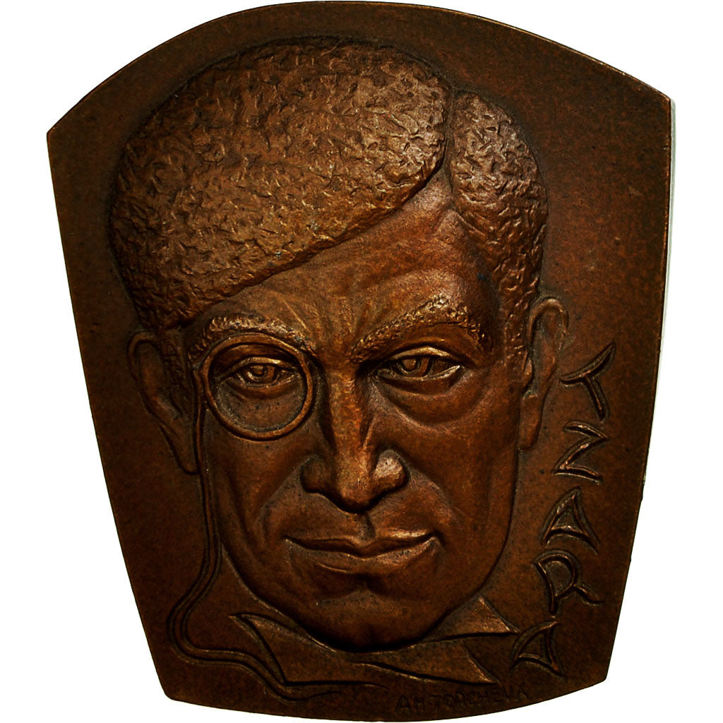 France, Medal, Tzara, 1969, Torcheux, MS(63), Copper