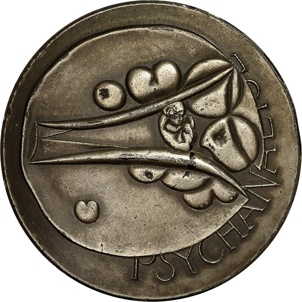 France, Medal, Psychanalyse, 1973, Louis Leygue, MS(60-62), Copper