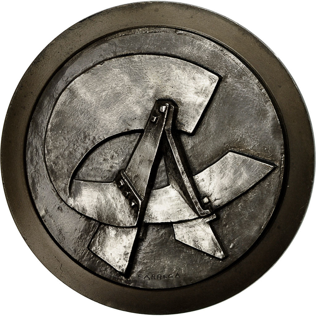 Francia, Medal, Calder, 1968, Carrega, SPL, Rame