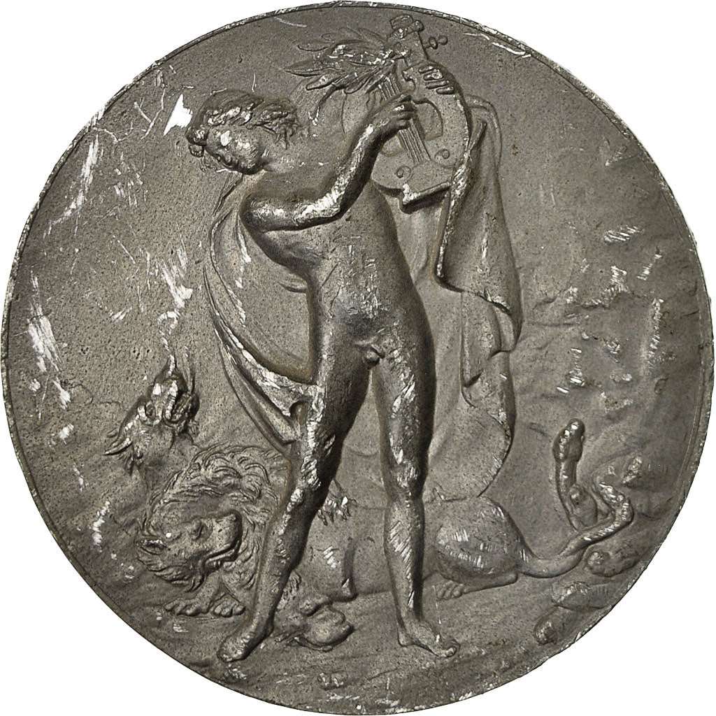 France, Medal, Grand Prix de Rome 1893, 1970, Coudray, TTB+, Tin
