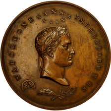 France, Medal, Napoleone Imperatore e Re, 1816, Monnaie de Paris, MS(63), Bronze