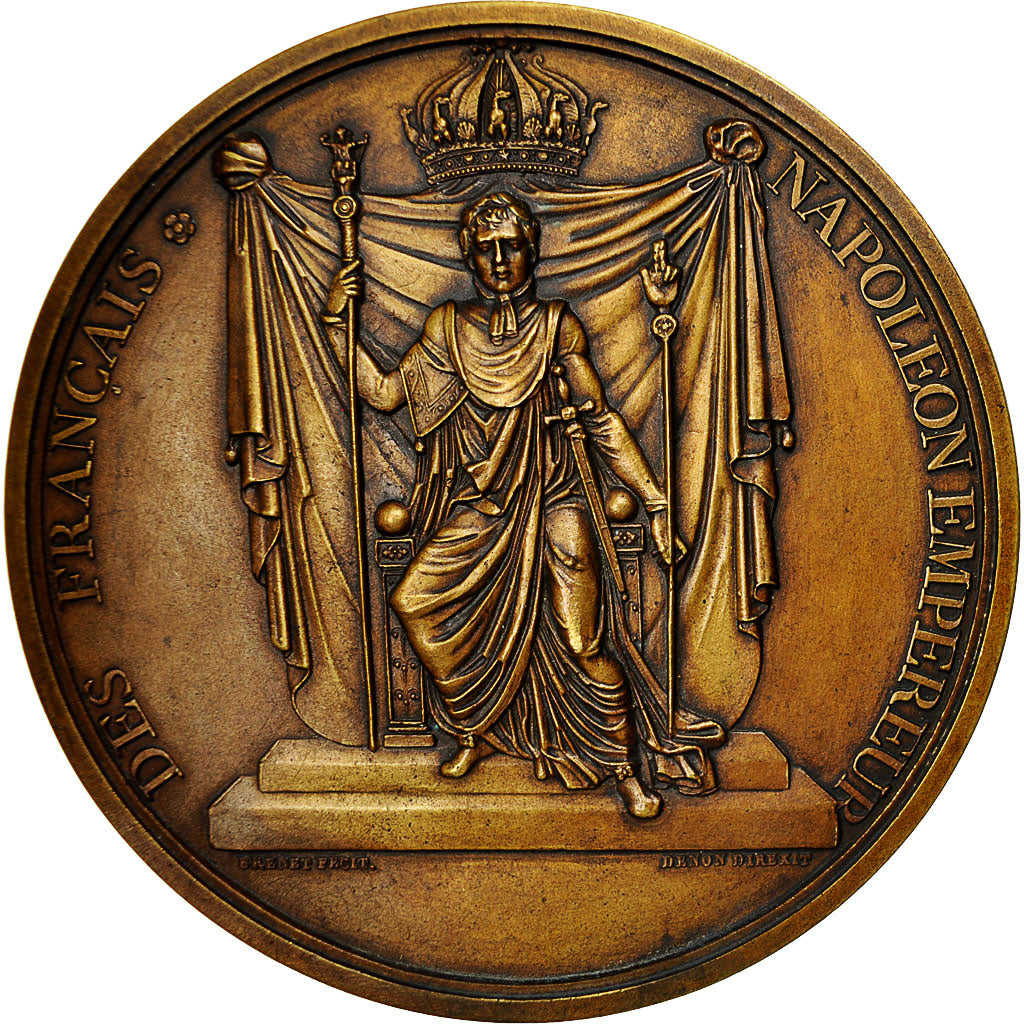 France, Medal, Napoléon, Protecteur de la Confédération du Rhin, 1969, Denon