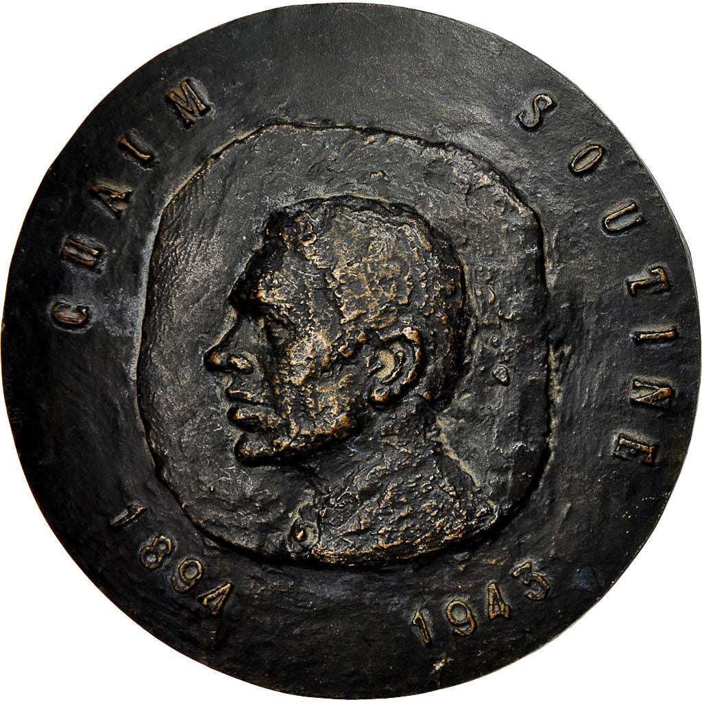 France, Medal, Chaim Soutine (1894-1943), 1969, Kretz, MS(63), Bronze