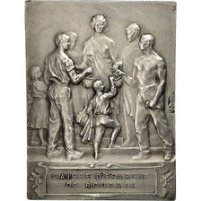 France, Medal, Caisse d'Epargne de Roubaix, MS(63), Silver