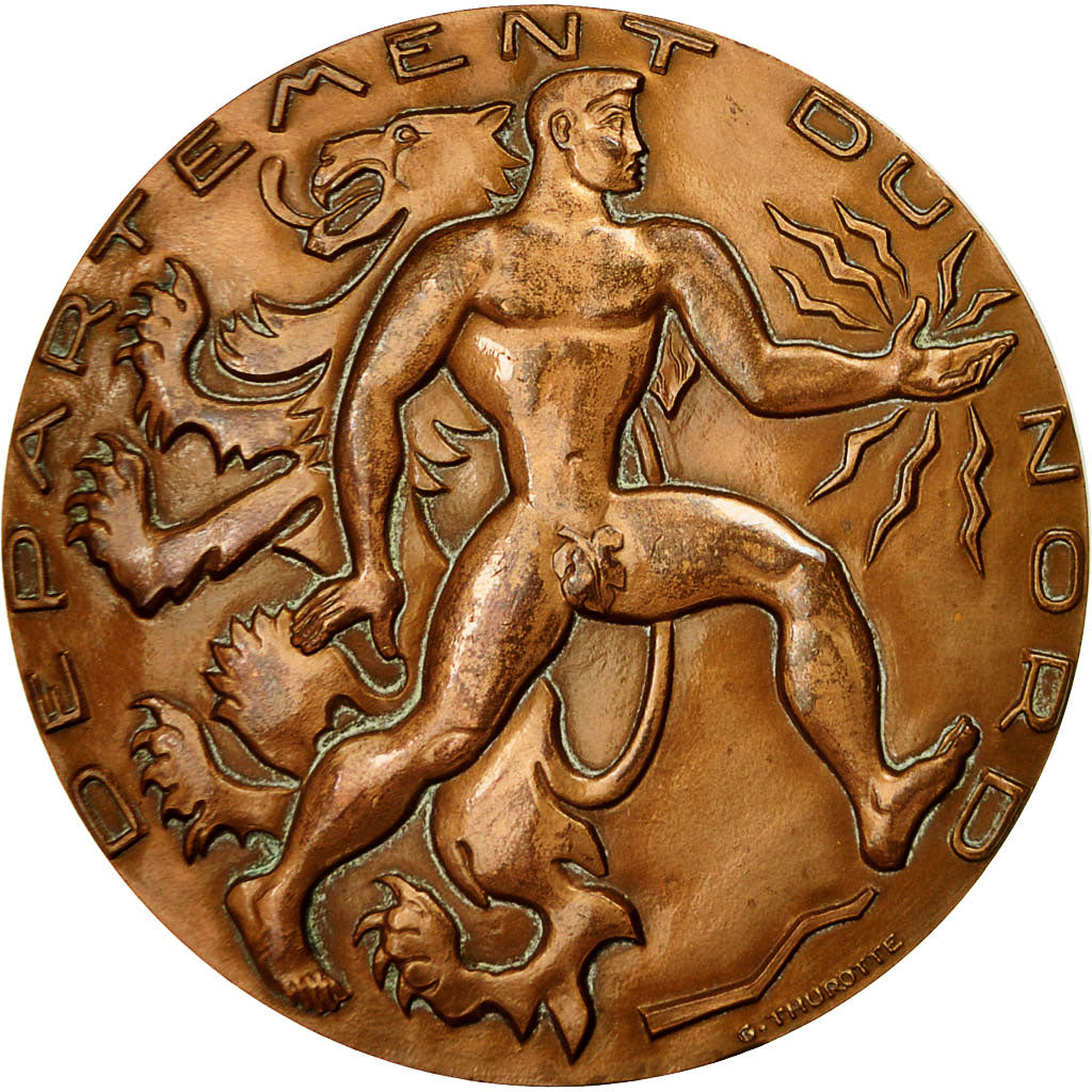 Francia, Medal, Département du Nord, Thurotte, SC, Bronce