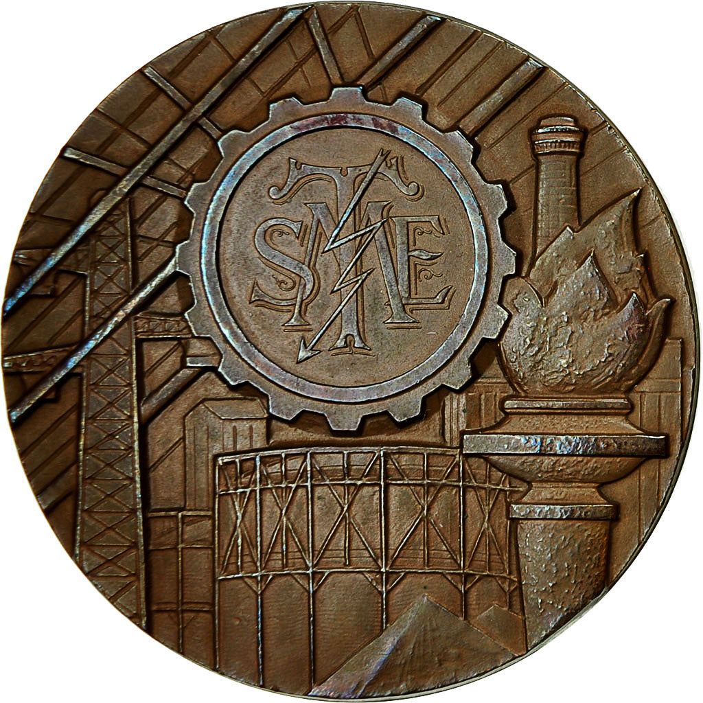 France, Medal, STME, Le Rhin, Simon, MS(63), Bronze
