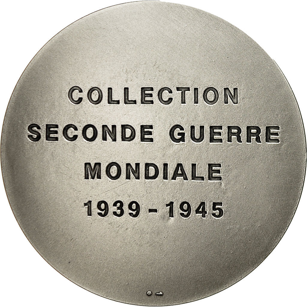 Francja, Medal, Général De Gaulle, Thiébaud, MS(64), Brąz posrebrzany