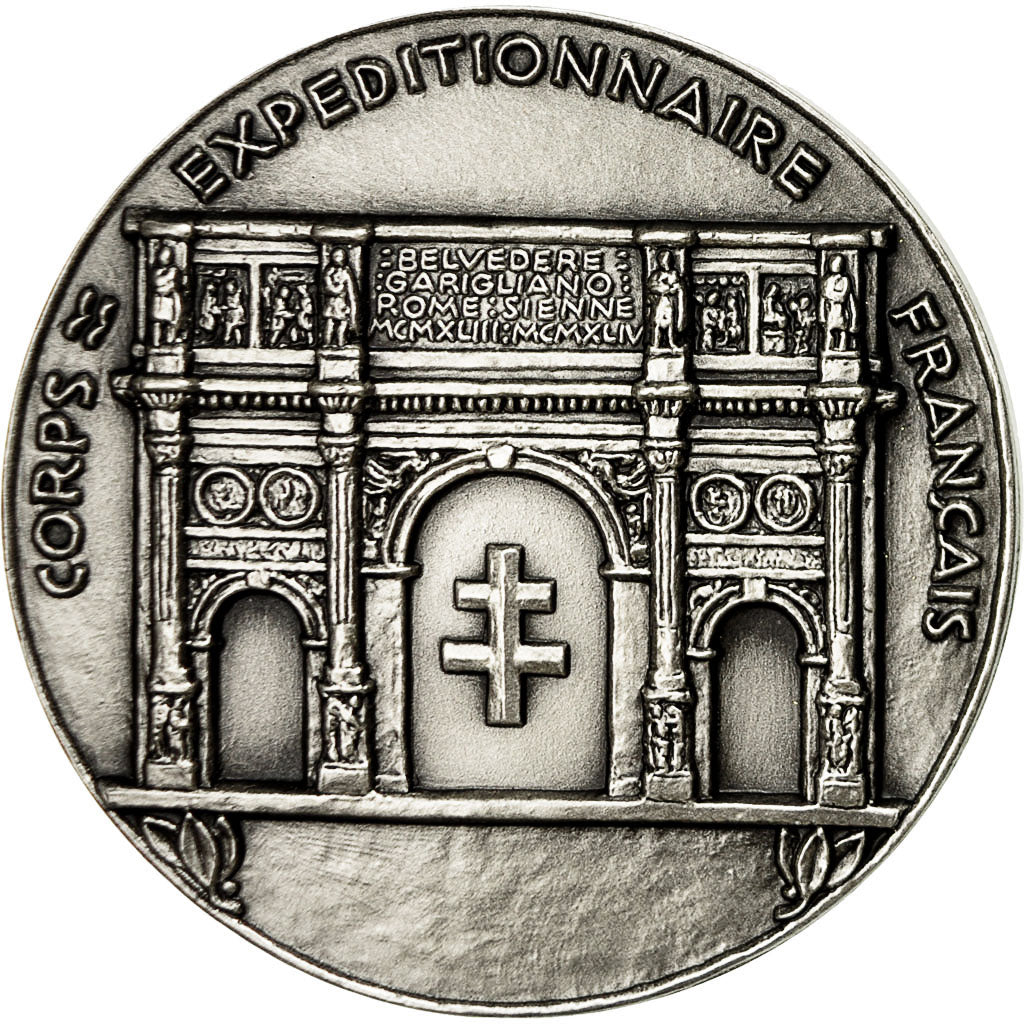 Francja, Medal, Corps expéditionnaire français, MS(64), Brąz posrebrzany
