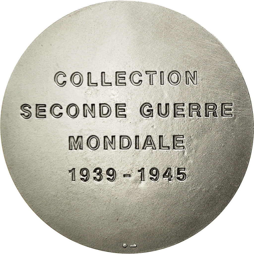 France, Medal, Résistance française, Jean Moulin, Mauviel, MS(64), Silvered