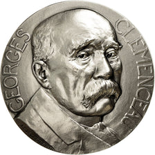 France, Medal, Georges Clemenceau, Legastelois, MS(64), Silvered bronze