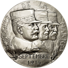 France, Medal, Bataille de la Marne, septembre 1914, Legastelois, SPL+, Silvered