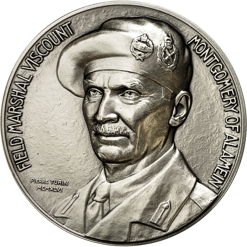 Francia, Medal, Field Marshal Viscount Montgomery of Alamein, Turin, SC+, Bronce