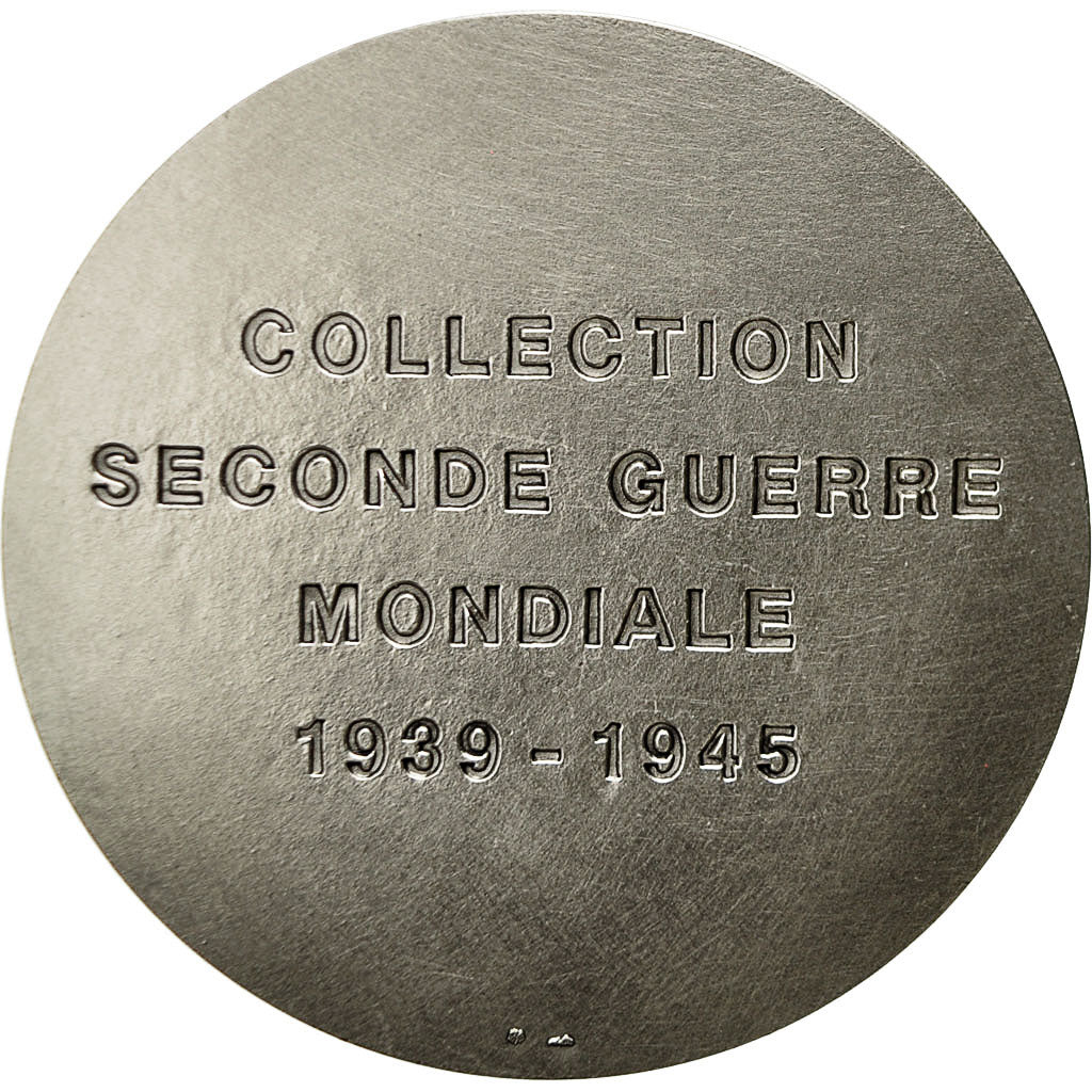 France, Medal, General Dwight D. Eisenhower, MS(64), Silvered bronze