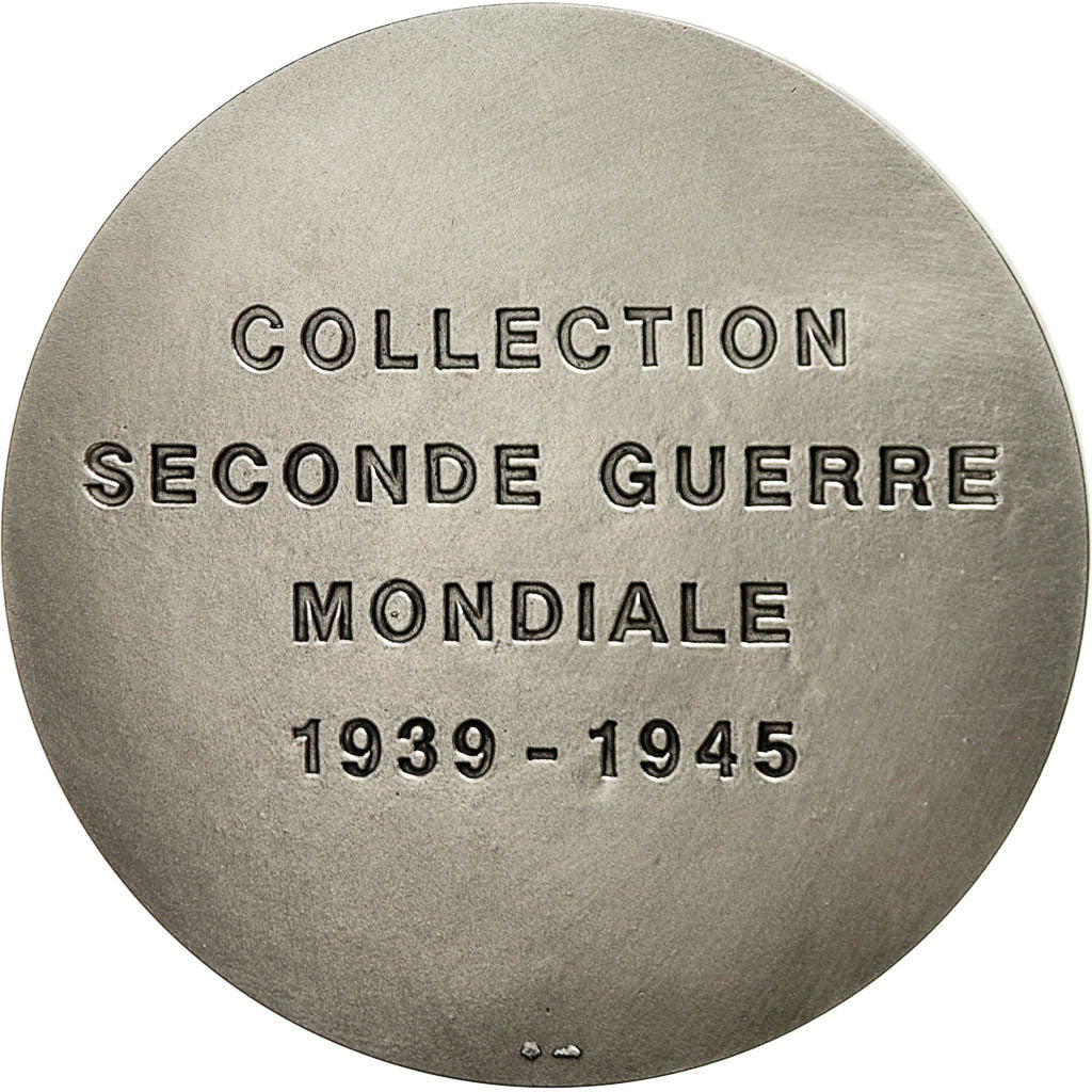 Francia, Medal, Général De Gaulle, SC+, Bronce plateado