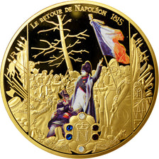 France, Medal, Le Retour de Napoléon, 1815, MS(64), Copper Plated Silver