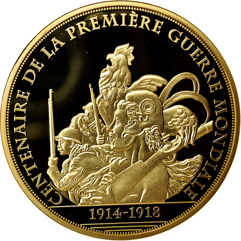 Francja, Medal, Centenaire de la Première Guerre Mondiale, Armistice, MS(64)