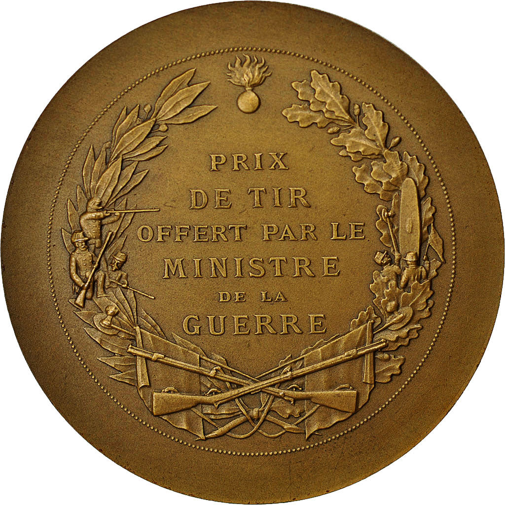 Frankrijk, Medal, Prix de Tir, Ministère de la Guerre, Dupuis.D, UNC-, Bronze