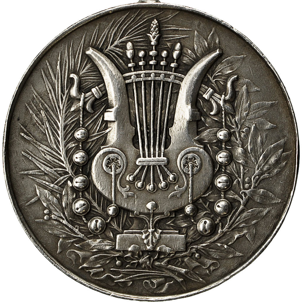 France, Medal, Fédération Musicale Orphéonique du Var, 1903, MS(63), Silver