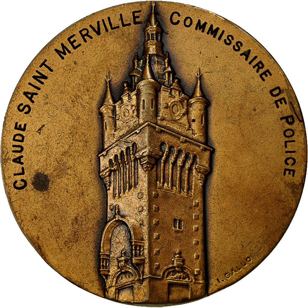 France, Medal, Ville de Loos, Nord, Gallo, MS(63), Bronze