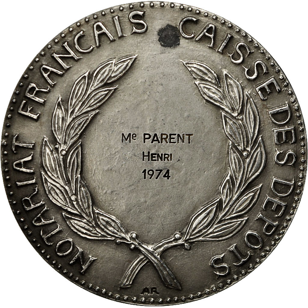 France, Medal, Notariat Français, Caisse des Dépots, 1973, Andrei, MS(63)
