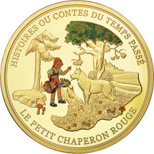 France, Medal, Le Petit Chaperon Rouge, Charles Perrault, SPL+, Cuivre plaqué
