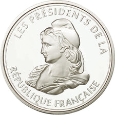 Frankreich, Medal, Présidents de la Ve République, UNZ+, Copper Plated Silver