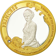 France, Medal, La Princesse Diana, MS(64), Copper Plated Silver