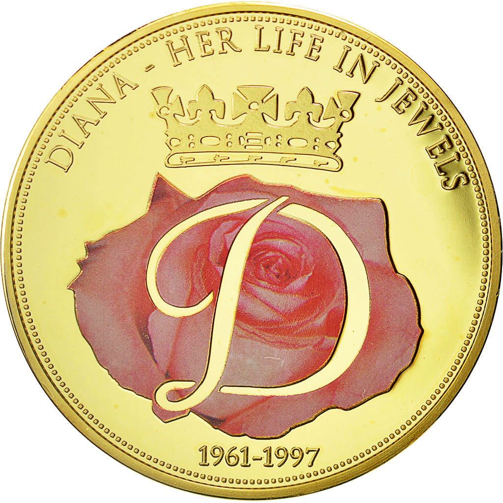 Francia, Medal, La Princesse Diana, The Engagement Ring, SC+, Copper Plated