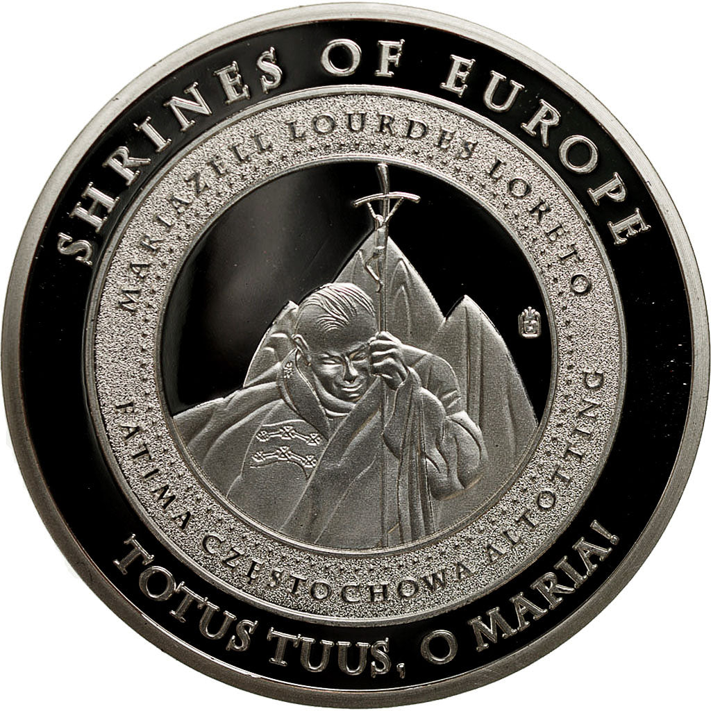 France, Medal, Lourdes, MS(64), Copper Plated Silver