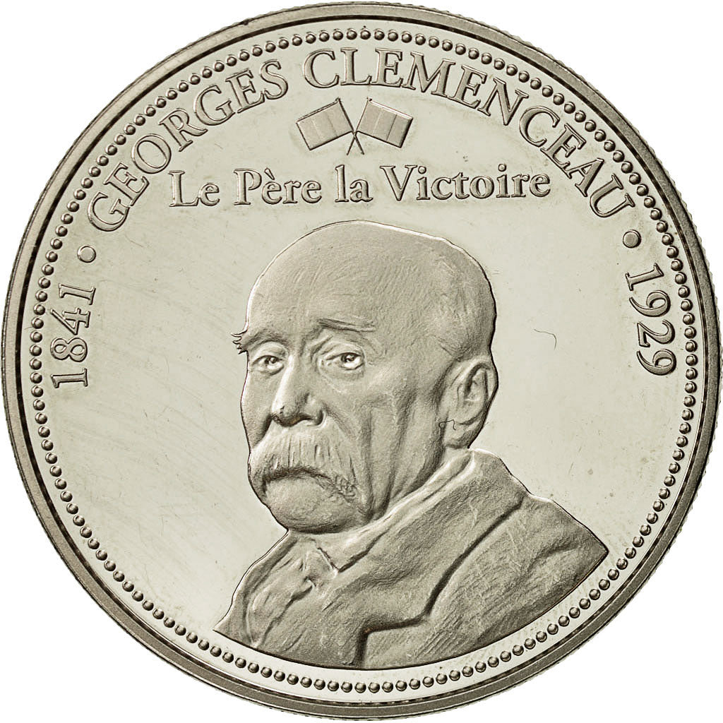 France, Medal, Georges Clemenceau, SPL+, Nickel