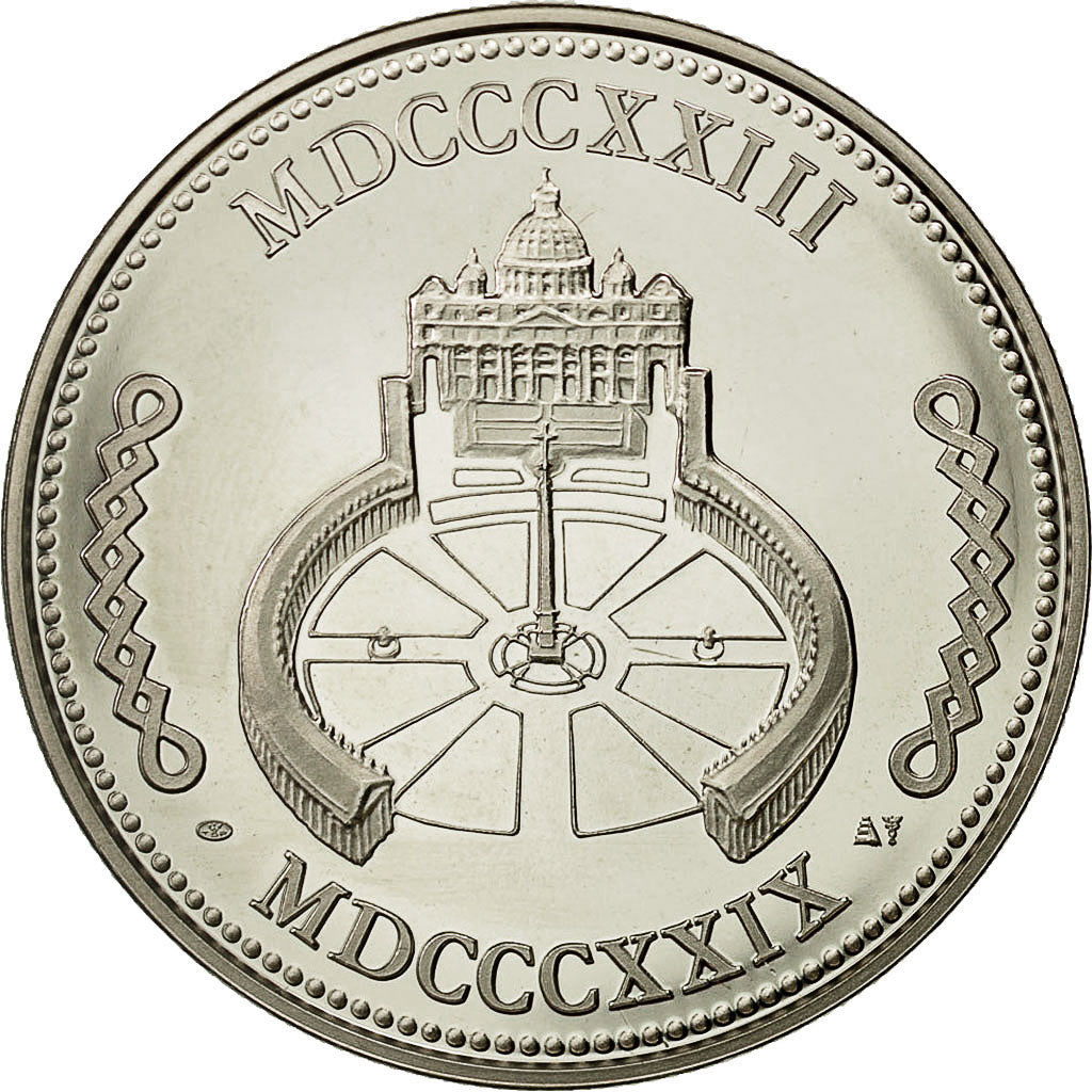 France, Medal, Leo XII, MS(64), Nickel