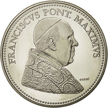 France, Medal, Le Pape François, MS(64), Nickel