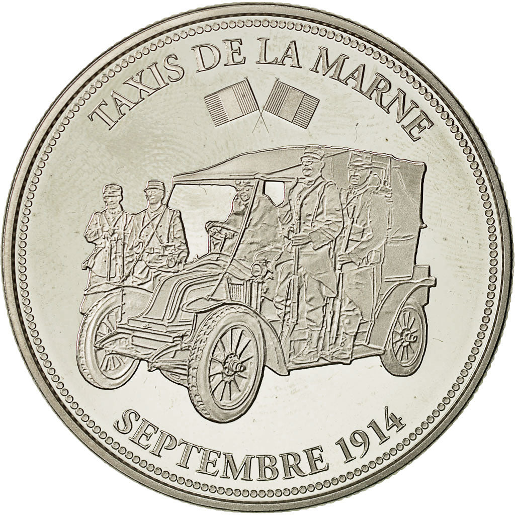 Francia, Medal, Taxis de la Marne, SC+, Níquel