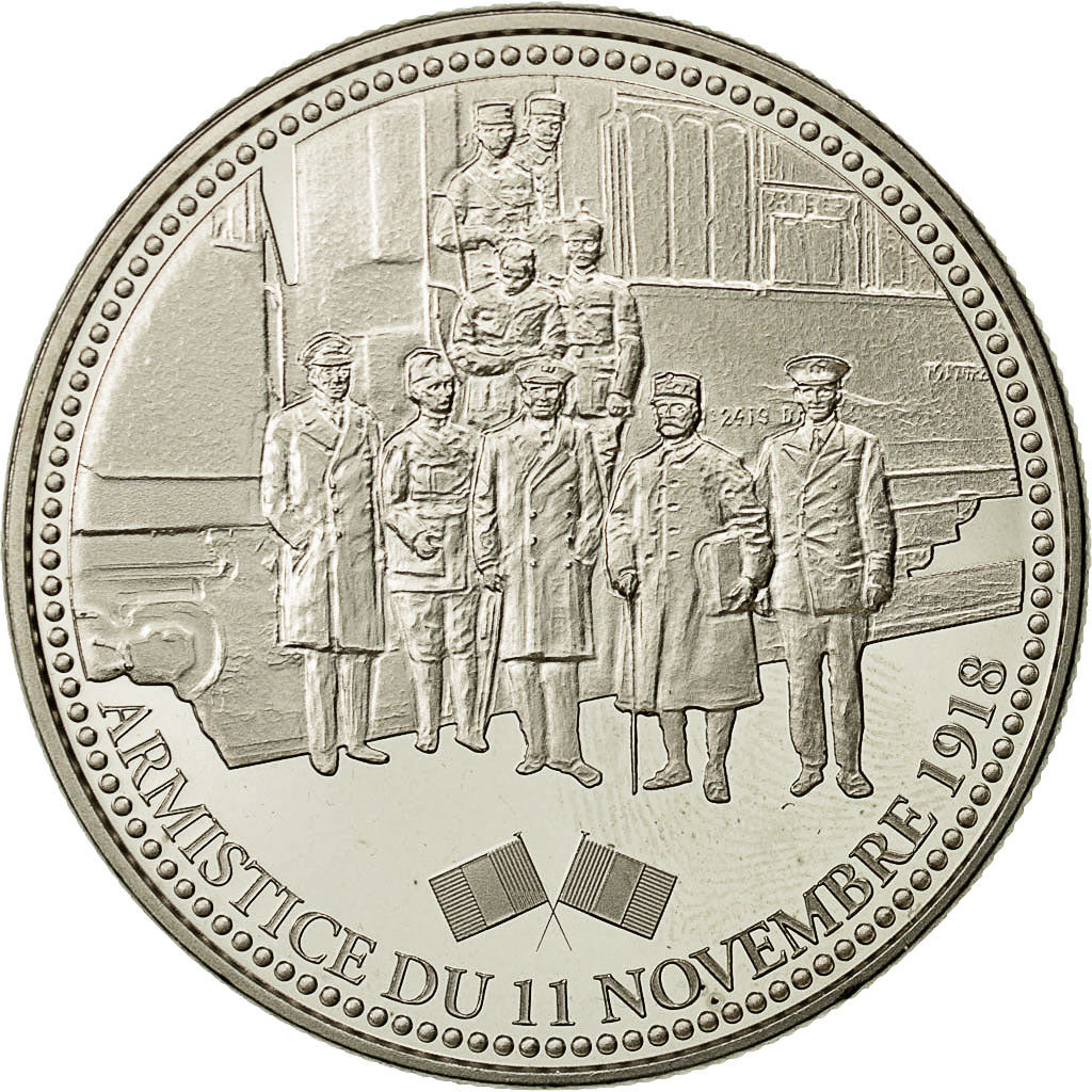 France, Medal, Armistice du 11 Novembre 1918, SPL+, Nickel