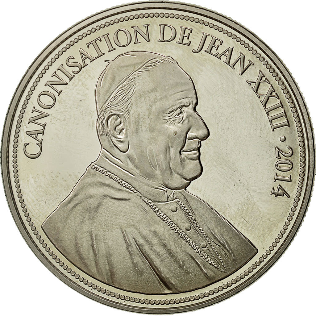 Francia, Medal, Canonisation de Jean XXIII, SPL+, Nichel