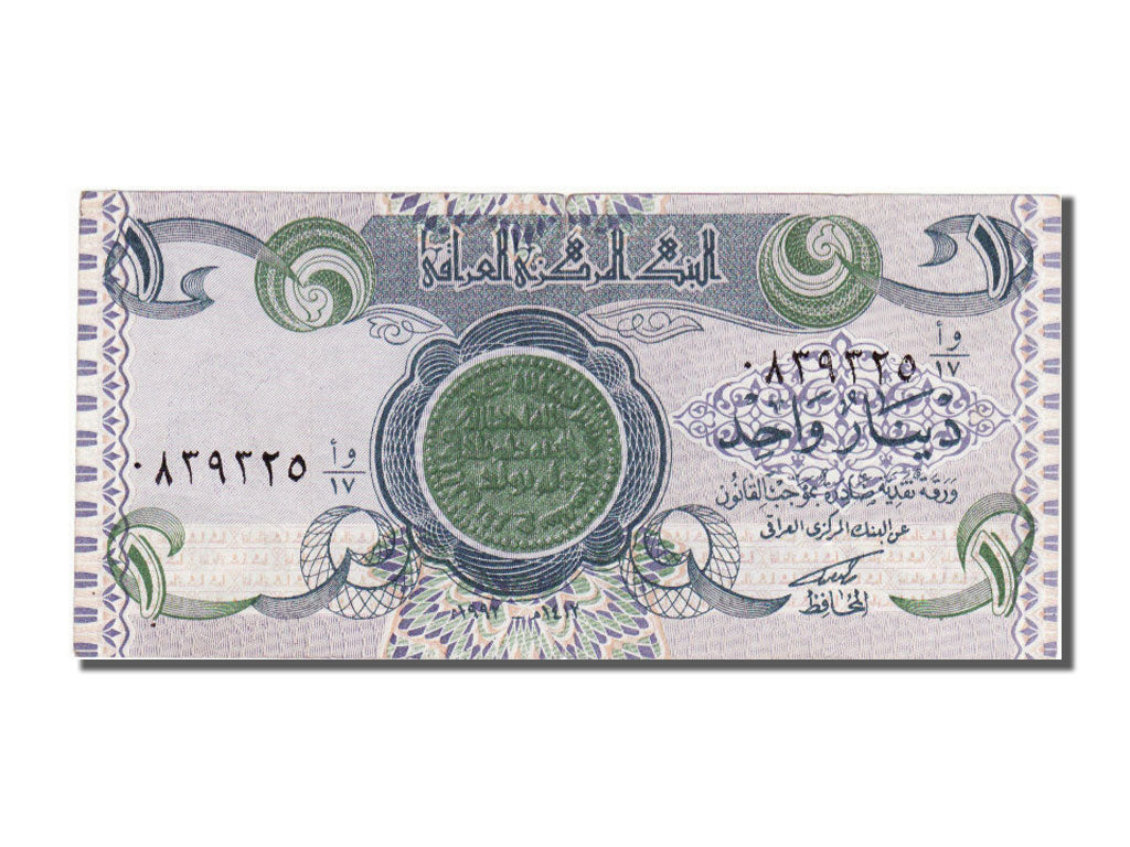 Geldschein, Irak, 1 Dinar, 1992, VZ